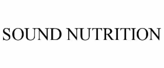 sound nutrition