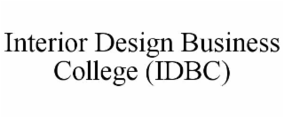 interior design business college (idbc)