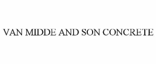 van midde and son concrete