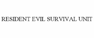 resident evil survival unit