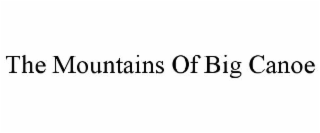 the mountains of big canoe