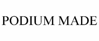 podium made