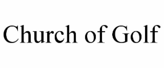 church of golf