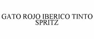 gato rojo iberico tinto spritz