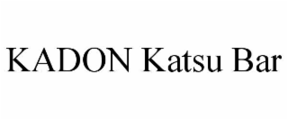 kadon katsu bar