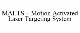 malts – motion activated laser targeting system