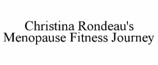 christina rondeau's menopause fitness journey