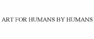 art for humans by humans