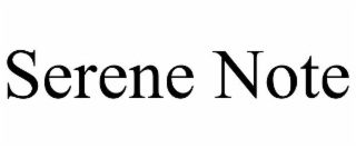 serene note