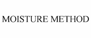 moisture method