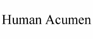 human acumen