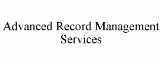 advanced record management services