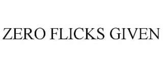 zero flicks given