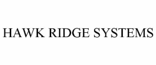 hawk ridge systems