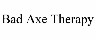 bad axe therapy