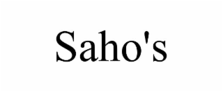 saho's