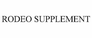 rodeo supplement