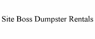 site boss dumpster rentals