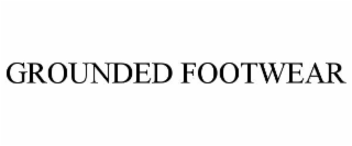 grounded footwear
