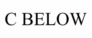 c below