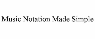 music notation made simple