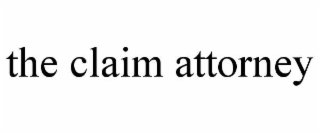 the claim attorney