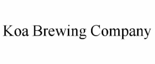 koa brewing company