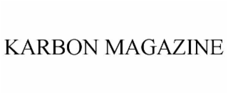 karbon magazine
