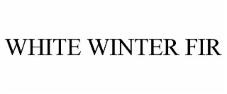 white winter fir