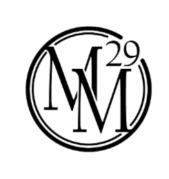 m m 29 enclosed in circle