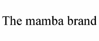 the mamba brand