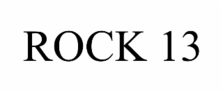 rock 13