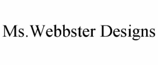 ms.webbster designs