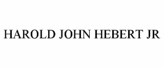 harold john hebert jr