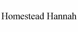 homestead hannah