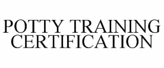 potty training certification