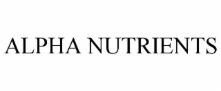 alpha nutrients