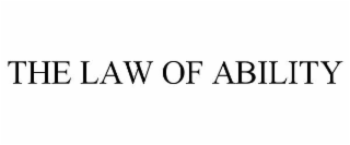 the law of ability