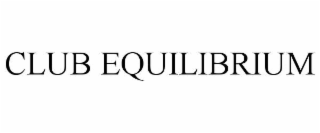 club equilibrium