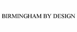 birmingham by design