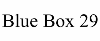 blue box 29