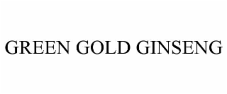 green gold ginseng