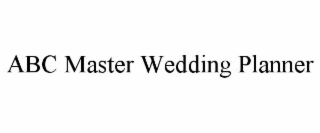 abc master wedding planner