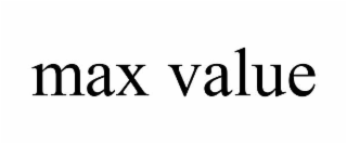 max value