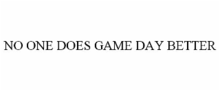 no one does game day better