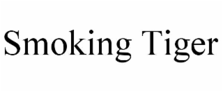 smoking tiger