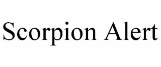 scorpion alert