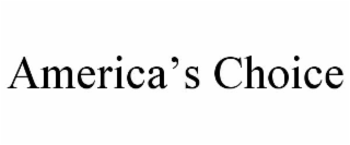 america’s choice