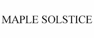 maple solstice