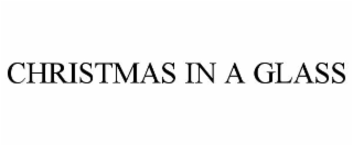 christmas in a glass